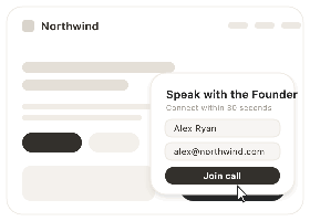 Visitor clicks "Talk now"